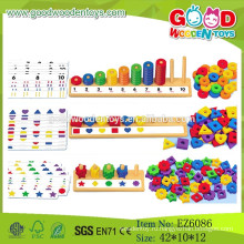 2015 Новейшее Обучение Abacus Peg Board, Учебная игра Math Board, Деревянная счетная доска